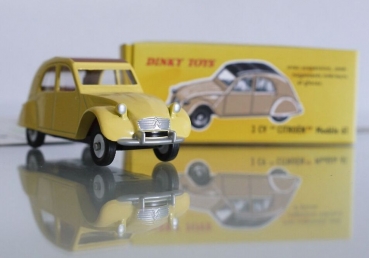 Dinky Toys France Citroen 2 CV 1961 Metallmodell mit Originalbox (2242)